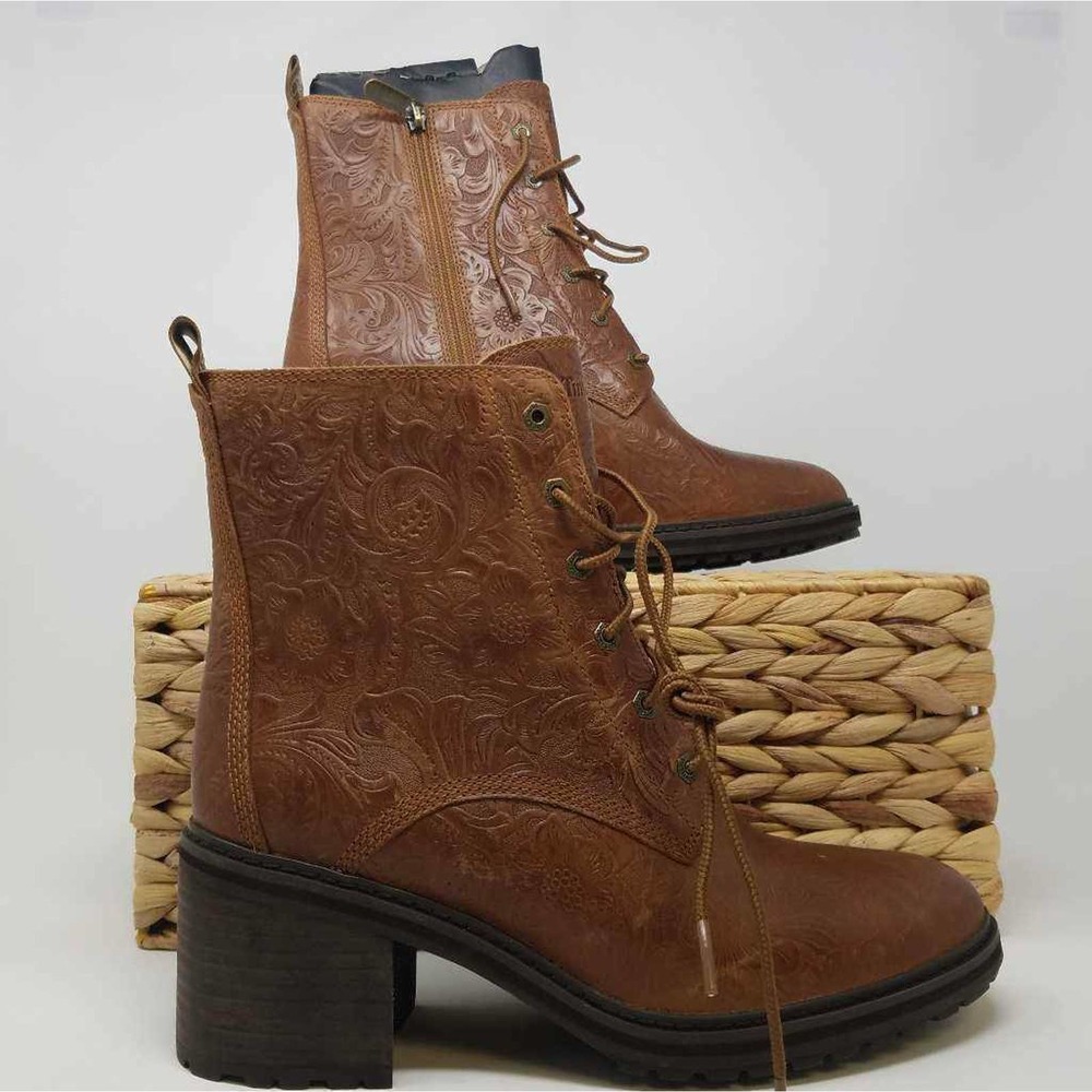 NWOB Timberland Sienna High Booties Floral 9.5